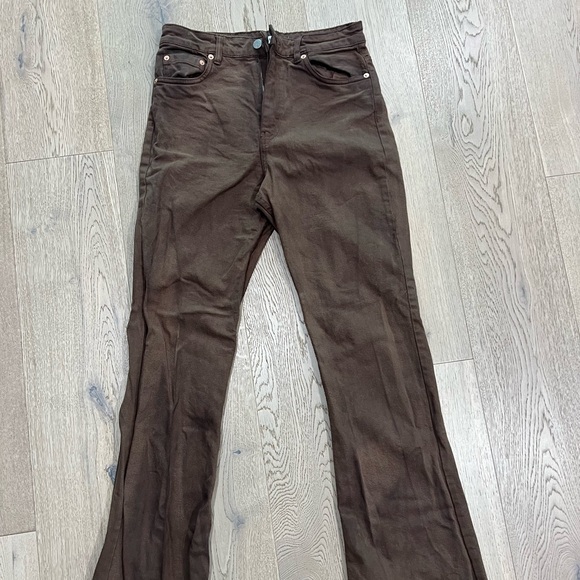 Brown bell bottom jeans - Picture 1 of 2